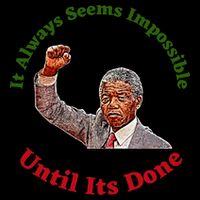 It Always Seems Impossible Until Its Done Nelson Mandela Day Sustainable Bucket Hat