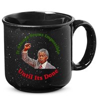 It Always Seems Impossible Until Its Done Nelson Mandela Day 15oz Campfire Ceramic Mug