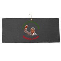 It Always Seems Impossible Until Its Done Nelson Mandela Day Large Microfiber Waffle Golf Towel