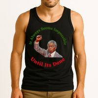 It Always Seems Impossible Until Its Done Nelson Mandela Day Tank Top