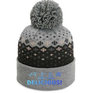 I Ate Some Pie And It Was Delicious Funny Sayings Meaningful Gift The Baniff Cuffed Pom Beanie