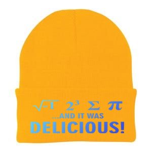 I Ate Some Pie And It Was Delicious Funny Sayings Meaningful Gift Knit Cap Winter Beanie