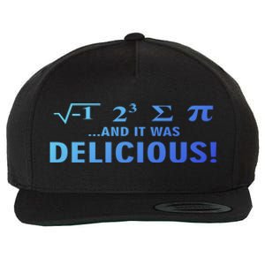 I Ate Some Pie And It Was Delicious Funny Sayings Meaningful Gift Wool Snapback Cap