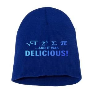 I Ate Some Pie And It Was Delicious Funny Sayings Meaningful Gift Short Acrylic Beanie