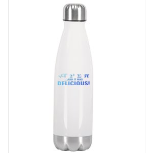 I Ate Some Pie And It Was Delicious Funny Sayings Meaningful Gift Stainless Steel Insulated Water Bottle