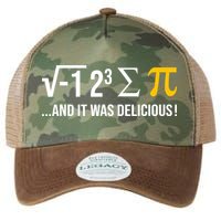 I Ate Some Pie And It Was Delicious Funny Pi Day Math Pun Legacy Tie Dye Trucker Hat