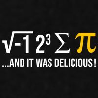 I Ate Some Pie And It Was Delicious Funny Pi Day Math Pun Ladies PosiCharge Tri-Blend Wicking Tank