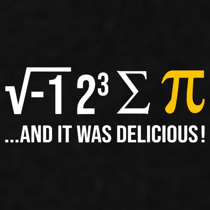 I Ate Some Pie And It Was Delicious Funny Pi Day Math Pun Ladies PosiCharge Tri-Blend Wicking Tank