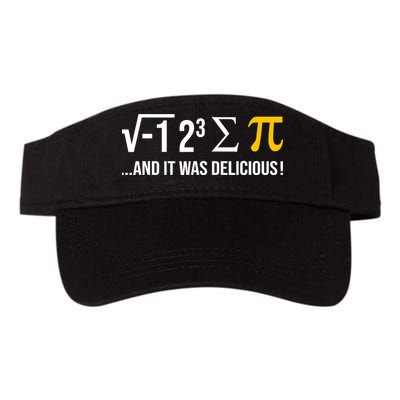 I Ate Some Pie And It Was Delicious Funny Pi Day Math Pun Visor