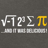 I Ate Some Pie And It Was Delicious Funny Pi Day Math Pun Cotton Canvas Backpack