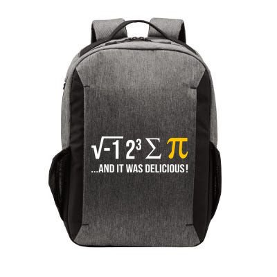 I Ate Some Pie And It Was Delicious Funny Pi Day Math Pun Vector Backpack