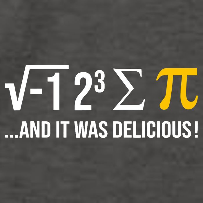 I Ate Some Pie And It Was Delicious Funny Pi Day Math Pun Vector Backpack