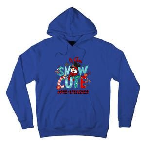 I Am Snow Cute Christmas Snow Funny PreK Teacher Funny Gift Tall Hoodie