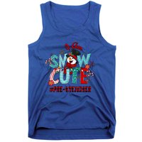 I Am Snow Cute Christmas Snow Funny PreK Teacher Funny Gift Tank Top