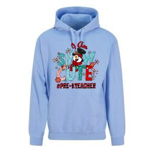 I Am Snow Cute Christmas Snow Funny PreK Teacher Funny Gift Unisex Surf Hoodie