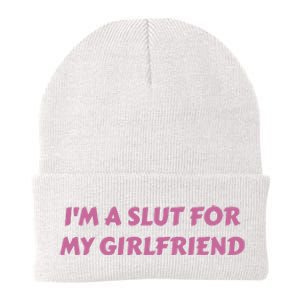 IM A Sl T For My Girlfriend Funny Meme Knit Cap Winter Beanie