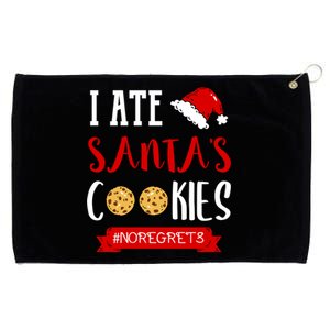 I Ate Santa's Cookies Funny Christmas Outfits Cute Gift Grommeted Golf Towel