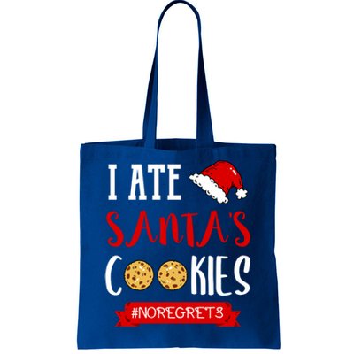 I Ate Santa's Cookies Funny Christmas Outfits Cute Gift Tote Bag