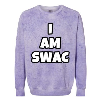 I Am SWAC HBCU Apparel Colorblast Crewneck Sweatshirt