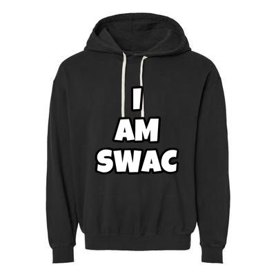 I Am SWAC HBCU Apparel Garment-Dyed Fleece Hoodie