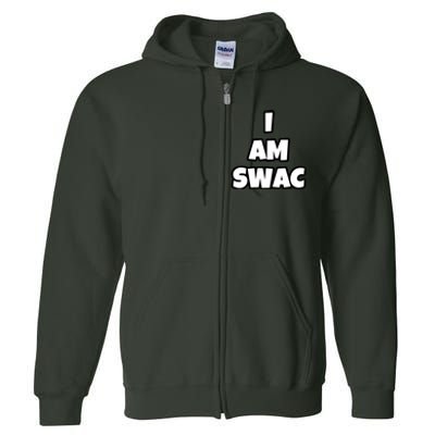 I Am SWAC HBCU Apparel Full Zip Hoodie