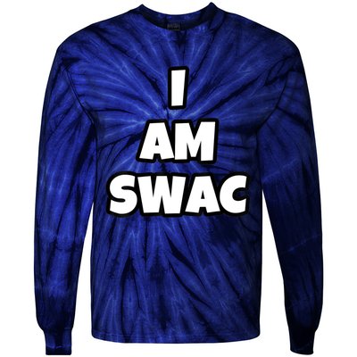 I Am SWAC HBCU Apparel Tie-Dye Long Sleeve Shirt