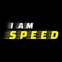 I Am Speed Car Racing Fast Person Movie Quote Race Cooling Performance Crew T-Shirt