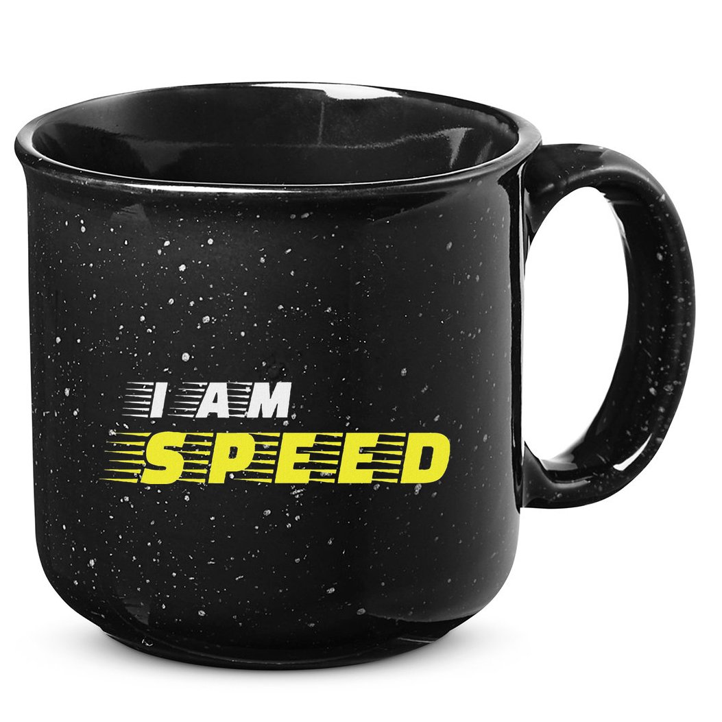 I Am Speed Car Racing Fast Person Movie Quote Race 15oz Campfire Ceramic Mug