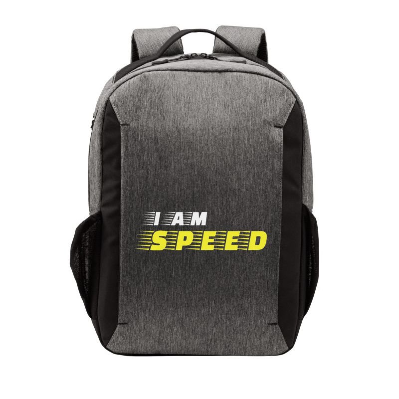I Am Speed Car Racing Fast Person Movie Quote Race Vector Backpack