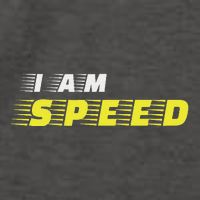 I Am Speed Car Racing Fast Person Movie Quote Race Vector Backpack