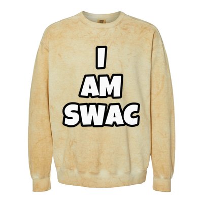 I Am Swac Hbcu Colorblast Crewneck Sweatshirt