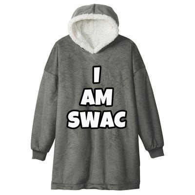 I Am Swac Hbcu Hooded Wearable Blanket