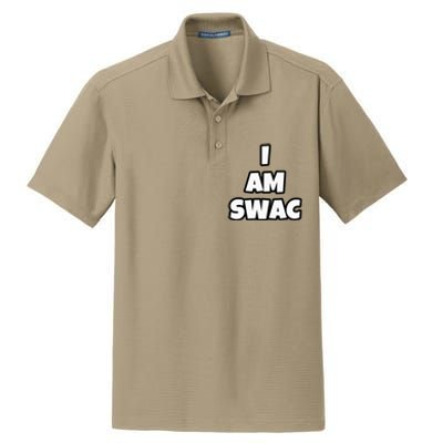 I Am Swac Hbcu Dry Zone Grid Polo