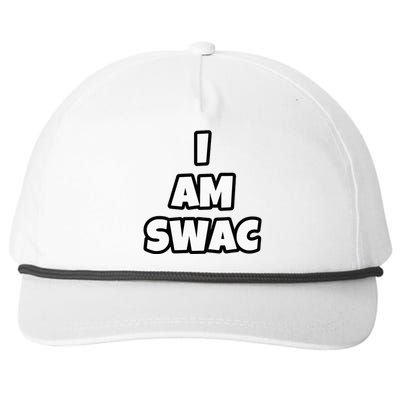 I Am Swac Hbcu Snapback Five-Panel Rope Hat