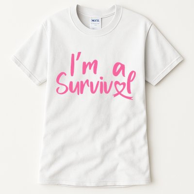 I'm A Survivor Cancer, Pink Ribbon, Breast Cancer Tall T-Shirt