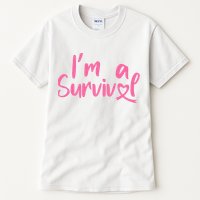 I'm A Survivor Cancer, Pink Ribbon, Breast Cancer Tall T-Shirt