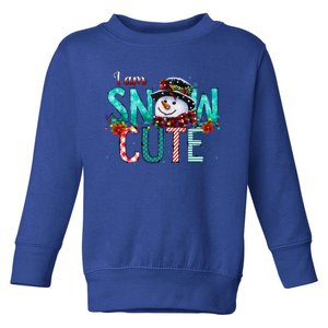 I Am Snow Cute Merry Christmas Snow Winter Outfit Pajama Gift Toddler Sweatshirt