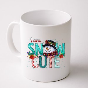 I Am Snow Cute Merry Christmas Snow Winter Outfit Pajama Gift Coffee Mug