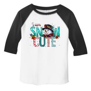 I Am Snow Cute Merry Christmas Snow Winter Outfit Pajama Gift Toddler Fine Jersey T-Shirt