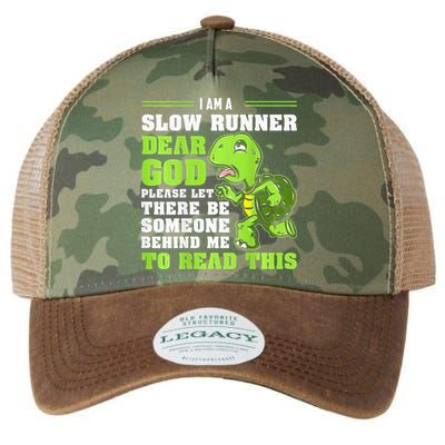 I'm A Slow Runner Turtle Funny Marathon Running Run Gift Legacy Tie Dye Trucker Hat