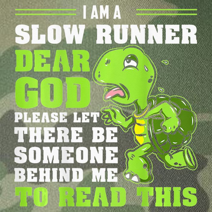 I'm A Slow Runner Turtle Funny Marathon Running Run Gift Legacy Tie Dye Trucker Hat