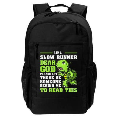 I'm A Slow Runner Turtle Funny Marathon Running Run Gift Backpack