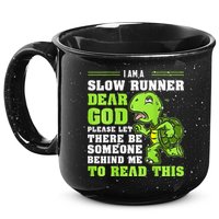 I'm A Slow Runner Turtle Funny Marathon Running Run Gift 15oz Campfire Ceramic Mug