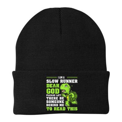 I'm A Slow Runner Turtle Funny Marathon Running Run Gift Beanie