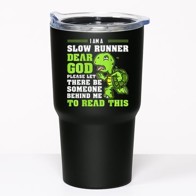 I'm A Slow Runner Turtle Funny Marathon Running Run Gift Tumbler