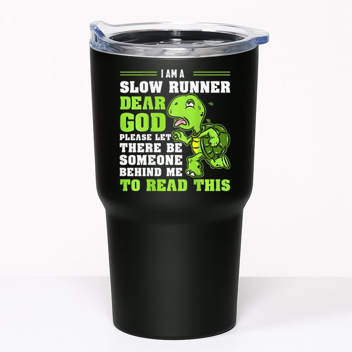 I'm A Slow Runner Turtle Funny Marathon Running Run Gift Tumbler