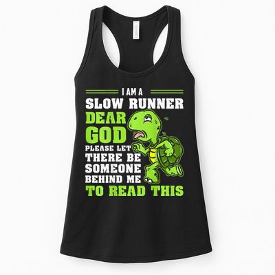 I'm A Slow Runner Turtle Funny Marathon Running Run Gift Womens Tank Top