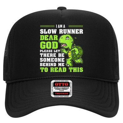 I'm A Slow Runner Turtle Funny Marathon Running Run Gift Trucker Hat