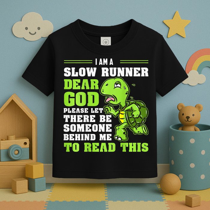 I'm A Slow Runner Turtle Funny Marathon Running Run Gift Toddler T-Shirt