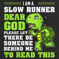 I'm A Slow Runner Turtle Funny Marathon Running Run Gift Microfiber Hand Towel